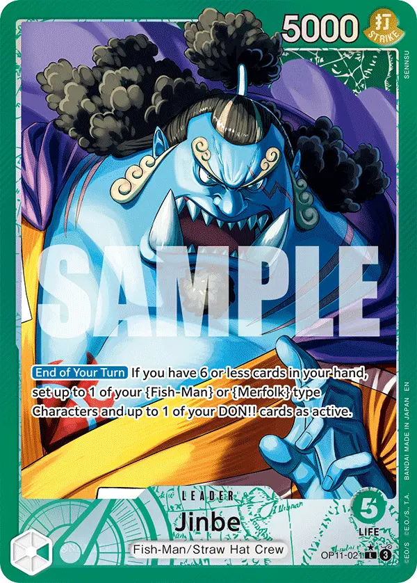 Jinbe (Alt Art), A Fist of Divine Speed OP11-021