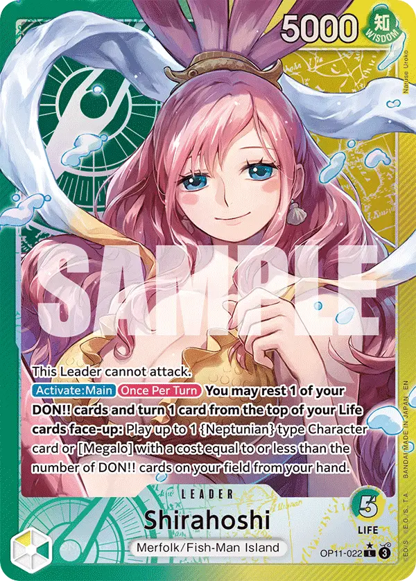 Shirahoshi (Alt Art), A Fist of Divine Speed OP11-022