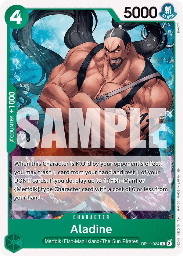 Aladine, A Fist of Divine Speed OP11-024