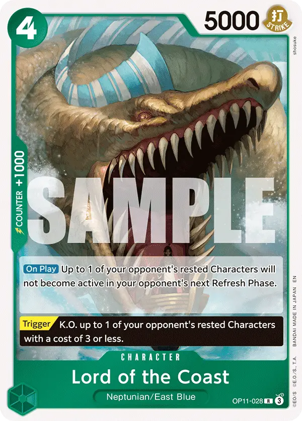 Lord of the Coast, A Fist of Divine Speed OP11-028