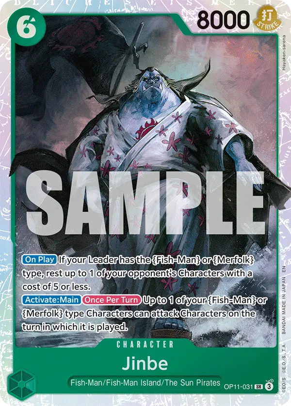 Jinbe, A Fist of Divine Speed OP11-031