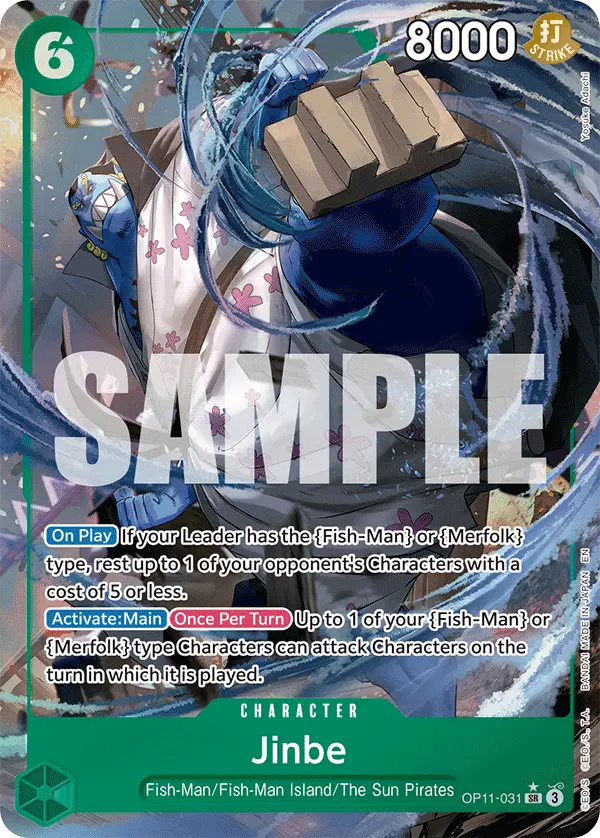 Jinbe (Alt Art), A Fist of Divine Speed OP11-031