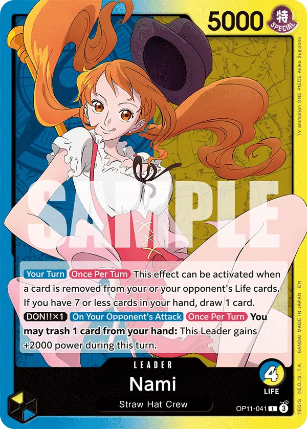 Nami, A Fist of Divine Speed OP11-041