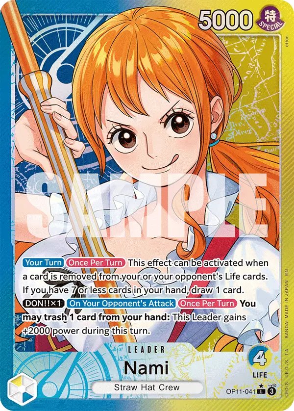 Nami (Alt Art), A Fist of Divine Speed OP11-041