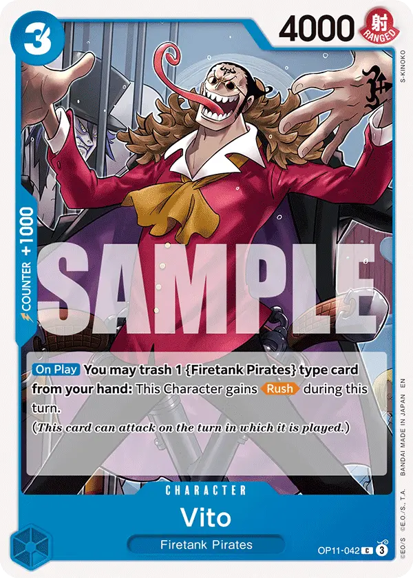 Vito, A Fist of Divine Speed OP11-042