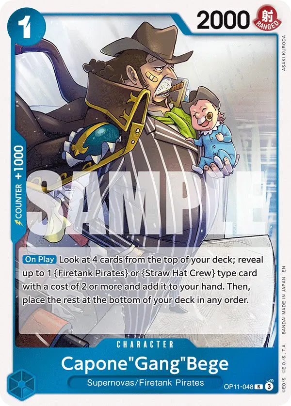 Capone"Gang"Bege, A Fist of Divine Speed OP11-048