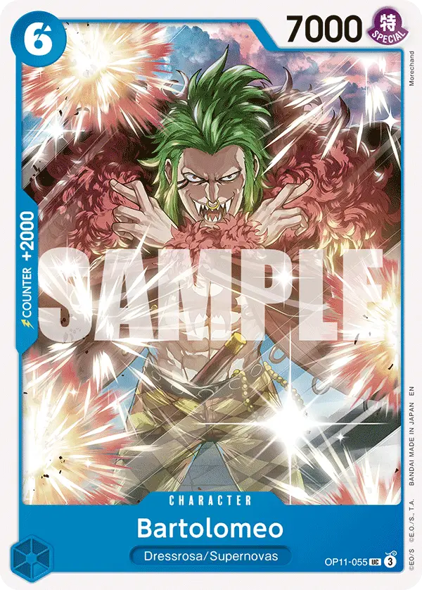 Bartolomeo, A Fist of Divine Speed OP11-055