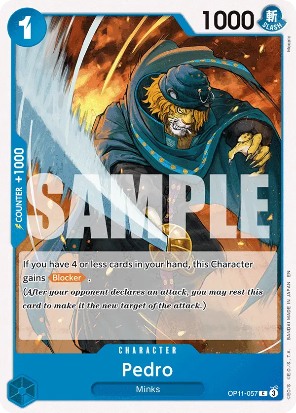 Pedro, A Fist of Divine Speed OP11-057
