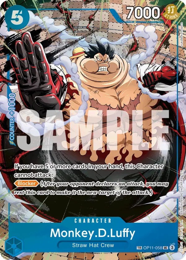 Monkey.D.Luffy (TR), Carrying On His Will OP11-058