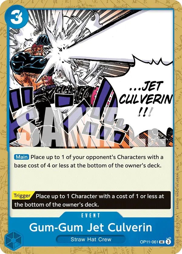 Gum-Gum Jet Culverin, A Fist of Divine Speed OP11-061
