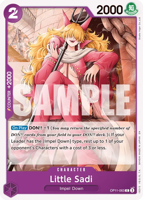 Little Sadi, A Fist of Divine Speed OP11-063