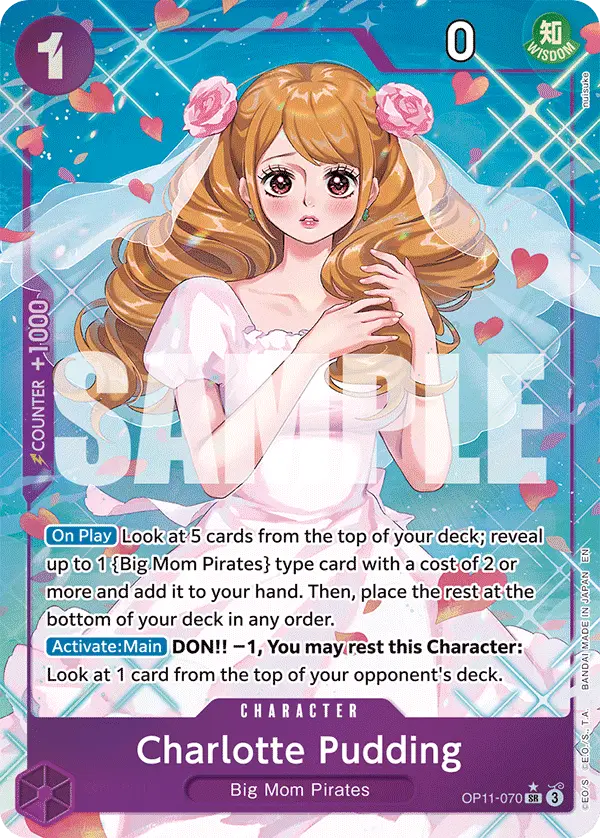 Charlotte Pudding (Alt Art), A Fist of Divine Speed OP11-070