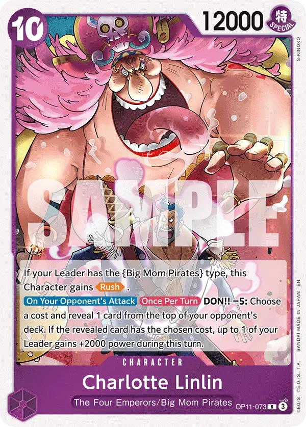 Charlotte Linlin, A Fist of Divine Speed OP11-073