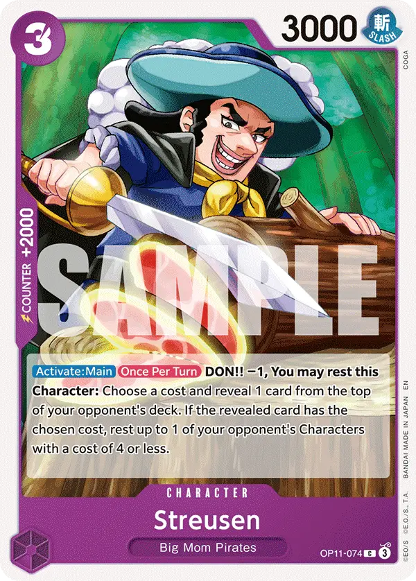 Streusen, A Fist of Divine Speed OP11-074