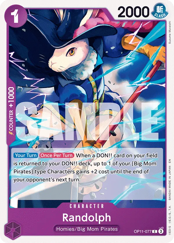 Randolph, A Fist of Divine Speed OP11-077