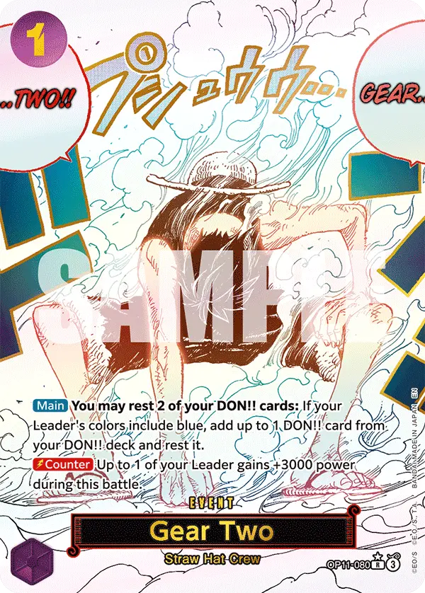 Gear Two (Alt Art), A Fist of Divine Speed OP11-080