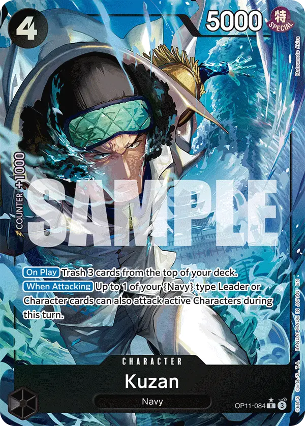 Kuzan (Alt Art), A Fist of Divine Speed OP11-084