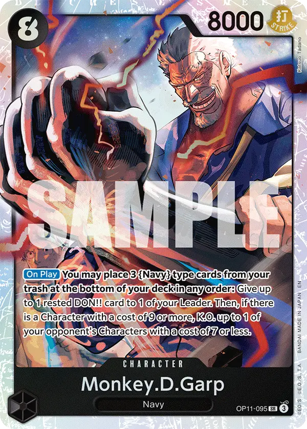 Monkey.D.Garp, A Fist of Divine Speed OP11-095