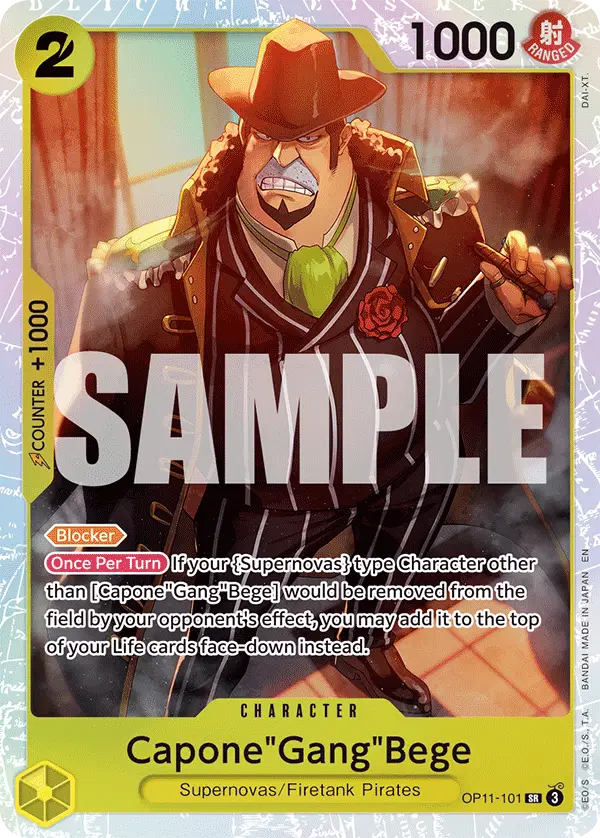 Capone"Gang"Bege, A Fist of Divine Speed OP11-101