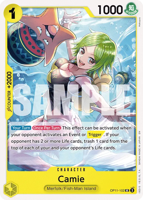 Camie, A Fist of Divine Speed OP11-102