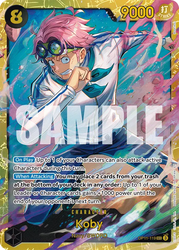 Koby, A Fist of Divine Speed OP11-119