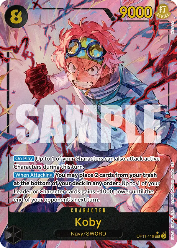 Koby (Alt Art), A Fist of Divine Speed OP11-119