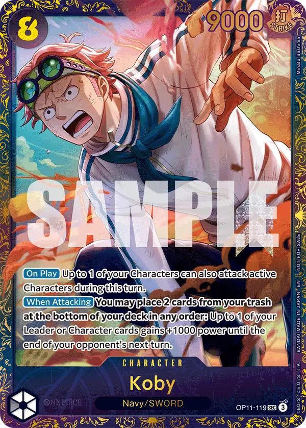 Koby (Treasure Cup August 2025), One Piece Promotion Cards OP11-119