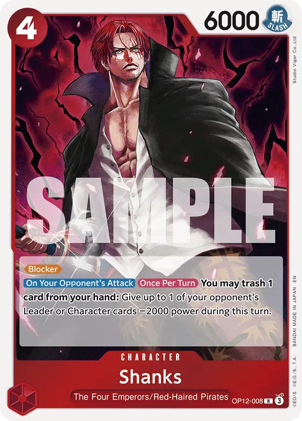 Shanks, Legacy of the Master OP12-008