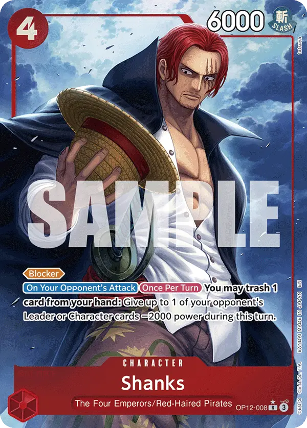 Shanks (Alt Art), Legacy of the Master OP12-008