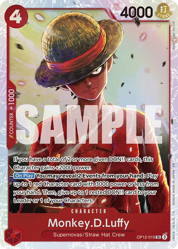 Monkey.D.Luffy, Legacy of the Master OP12-015