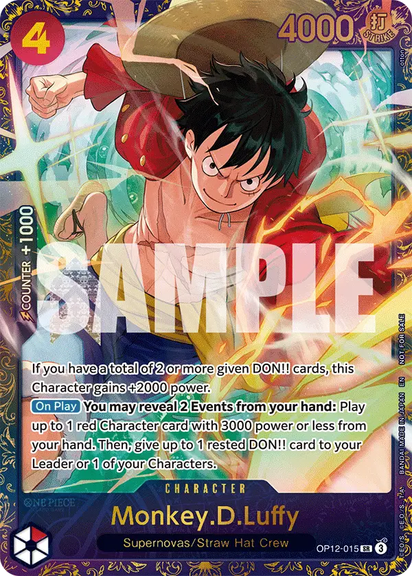 Monkey.D.Luffy (Treasure Cup 2025), One Piece Promotion Cards OP12-015