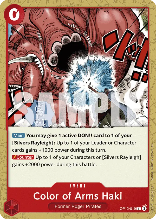 Color of Arms Haki, Legacy of the Master OP12-019