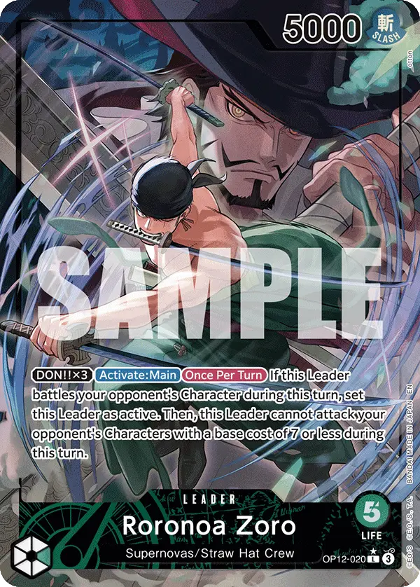 Roronoa Zoro (Alt Art), Legacy of the Master OP12-020