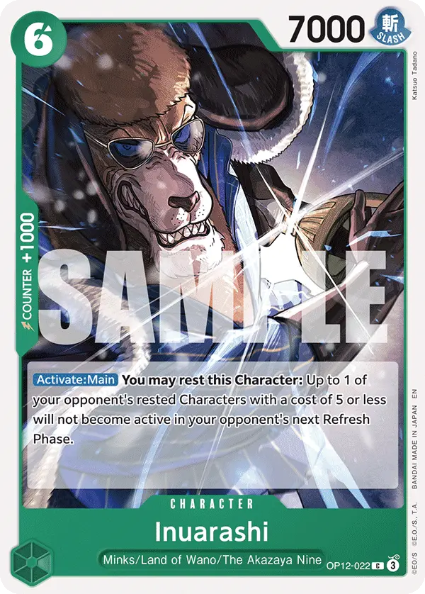 Inuarashi, Legacy of the Master OP12-022