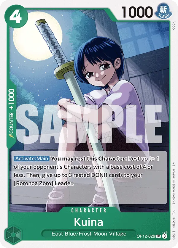 Kuina, Legacy of the Master OP12-026