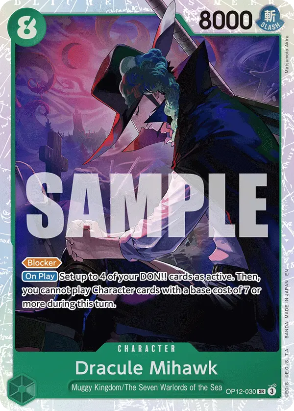 Dracule Mihawk, Legacy of the Master OP12-030