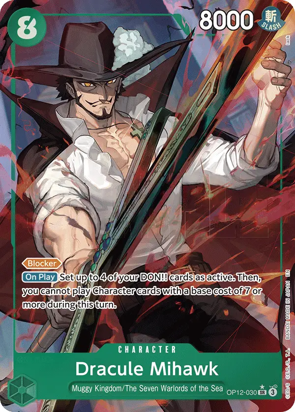 Dracule Mihawk (Alt Art), Legacy of the Master OP12-030