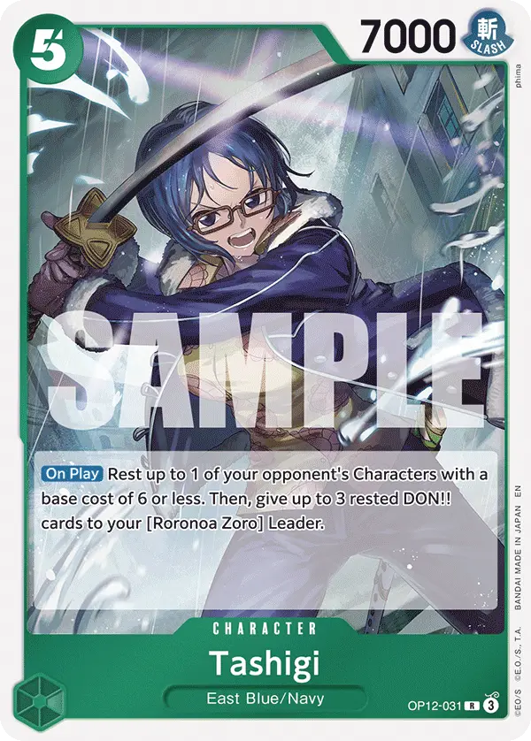 Tashigi, Legacy of the Master OP12-031