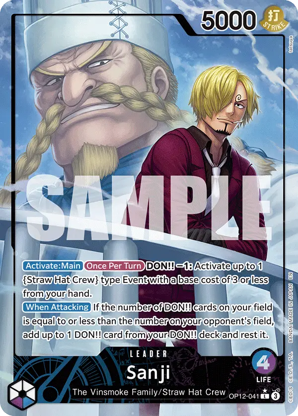 Sanji (Alt Art), Legacy of the Master OP12-041