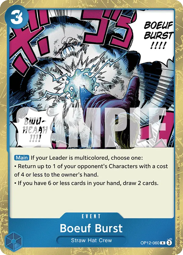 Boeuf Burst, Legacy of the Master OP12-060