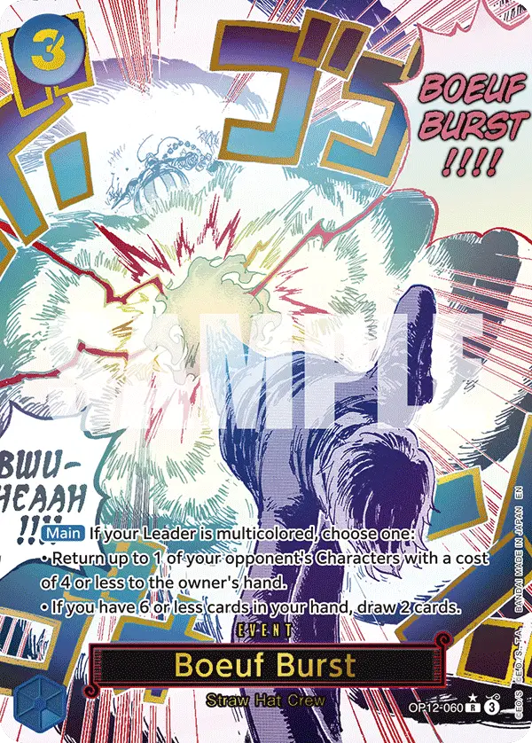 Boeuf Burst (Alt Art), Legacy of the Master OP12-060