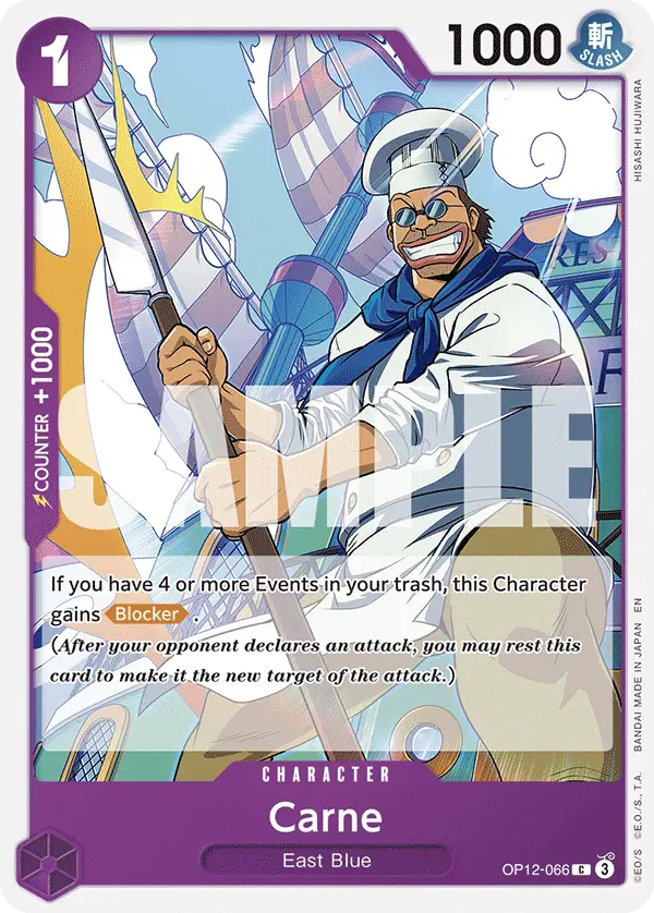 Carne, Legacy of the Master OP12-066