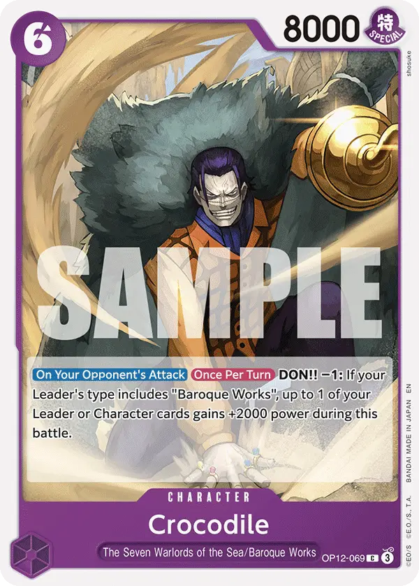 Crocodile, Legacy of the Master OP12-069