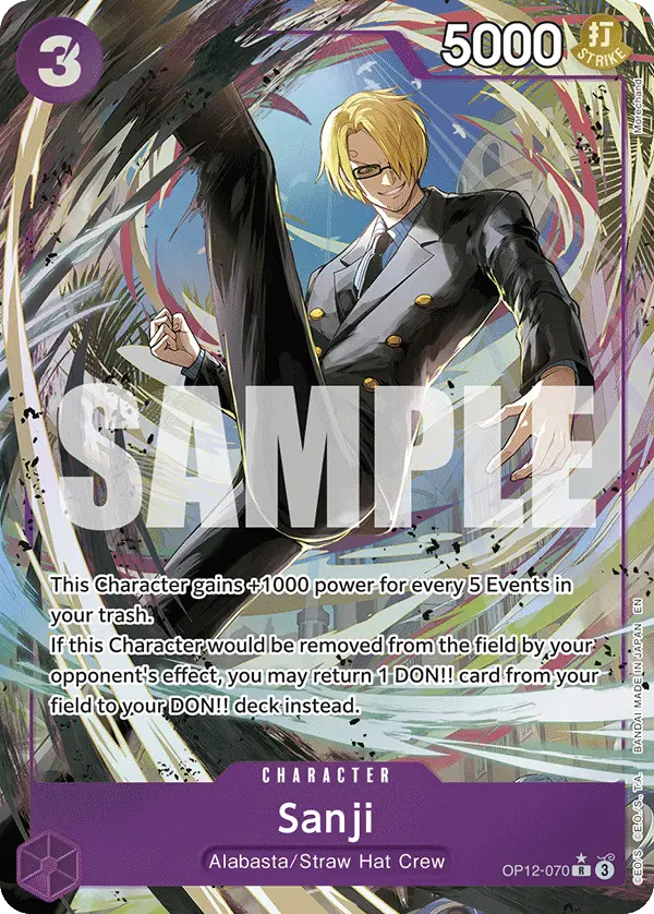Sanji (Alt Art), Legacy of the Master OP12-070