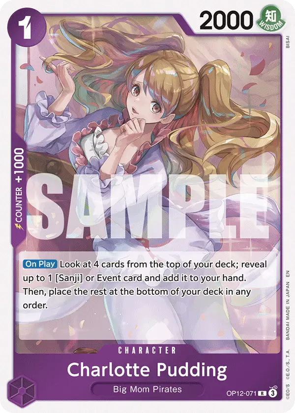 Charlotte Pudding, Legacy of the Master OP12-071