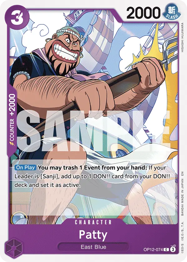 Patty, Legacy of the Master OP12-074