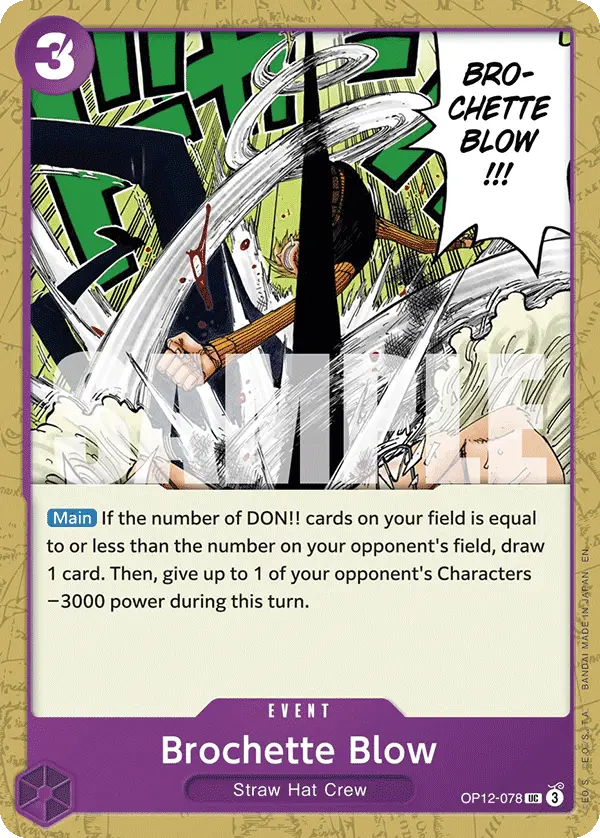 Brochette Blow, Legacy of the Master OP12-078