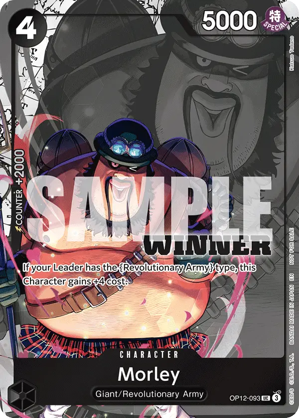 Morley (Winner Pack 2026 Vol. 1), One Piece Promotion Cards OP12-093