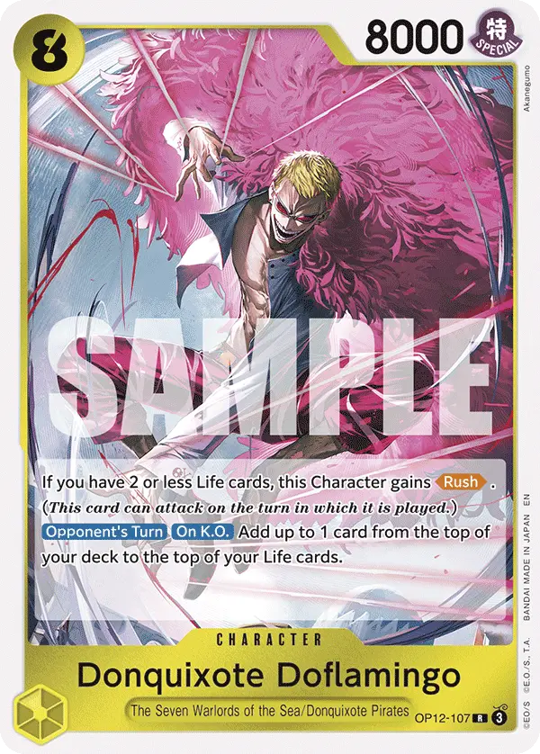Donquixote Doflamingo, Legacy of the Master OP12-107