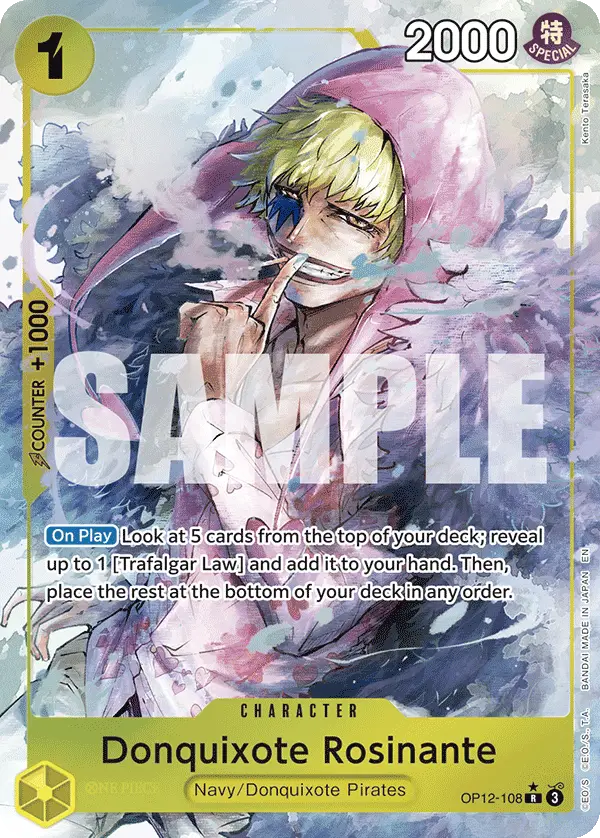Donquixote Rosinante (Alt Art), Legacy of the Master OP12-108